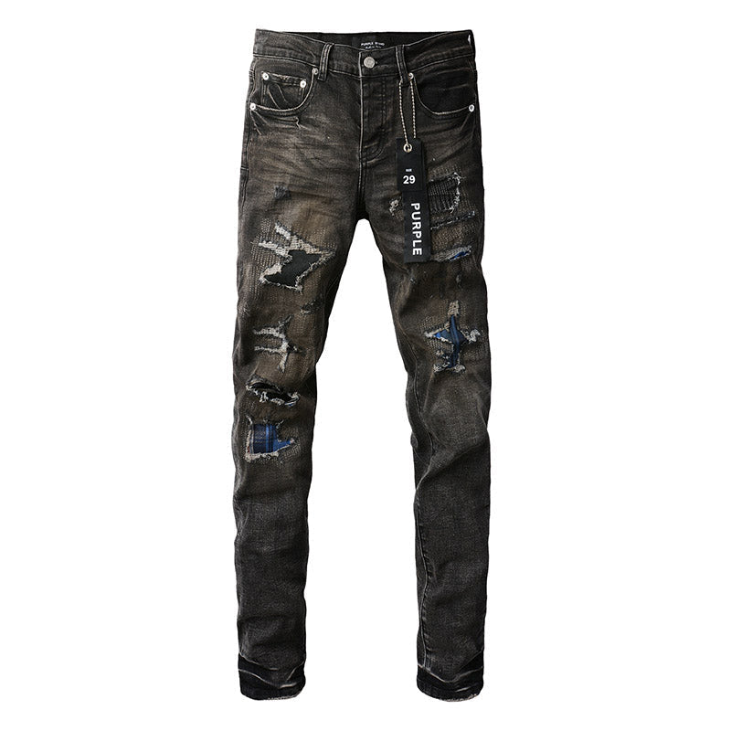 Purple Brand Jeans #9080 – Skinny Fit Distressed Denim