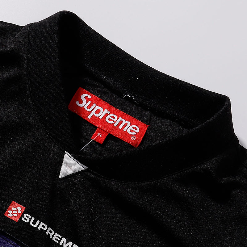 Supreme Crest Soccer Jersey — Black