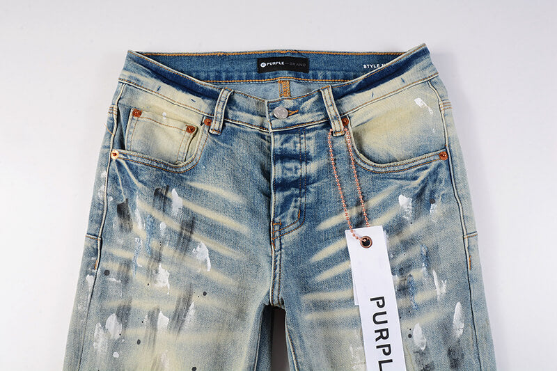 Purple Brand Jeans #9007 | Skinny Fit Scratched Denim
