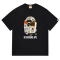 BAPE Ape Head Graphic Tee – Crew Neck Relaxed Fit