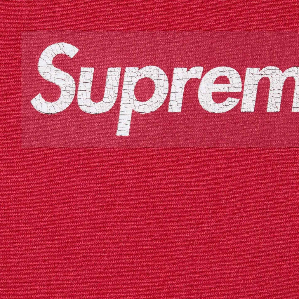 Supreme SS25 Washed Box Logo Crewneck Sweatshirt