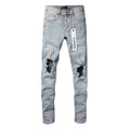 Purple Brand Jeans #9010 – Skinny Fit Scratched Denim