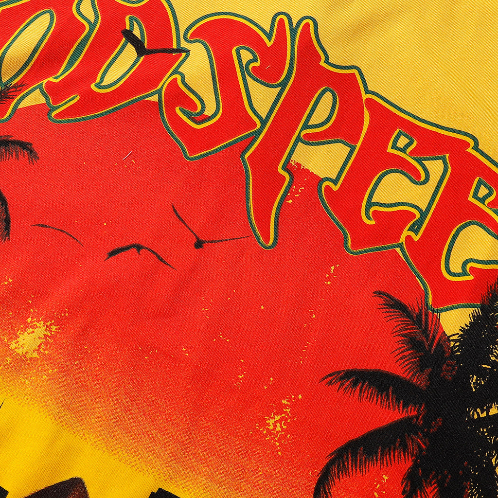 Godspeed City Coconut Tree Shark Graphic T-Shirt