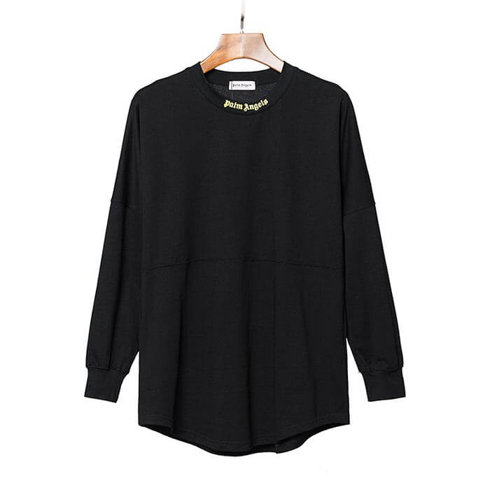 Palm Angels Gothic Back Logo Long Sleeve T-Shirt
