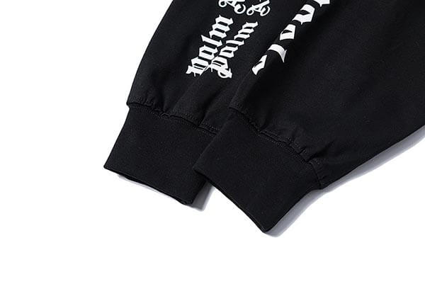 Palm Angels All-Over Logo Print Long Sleeve T-Shirt
