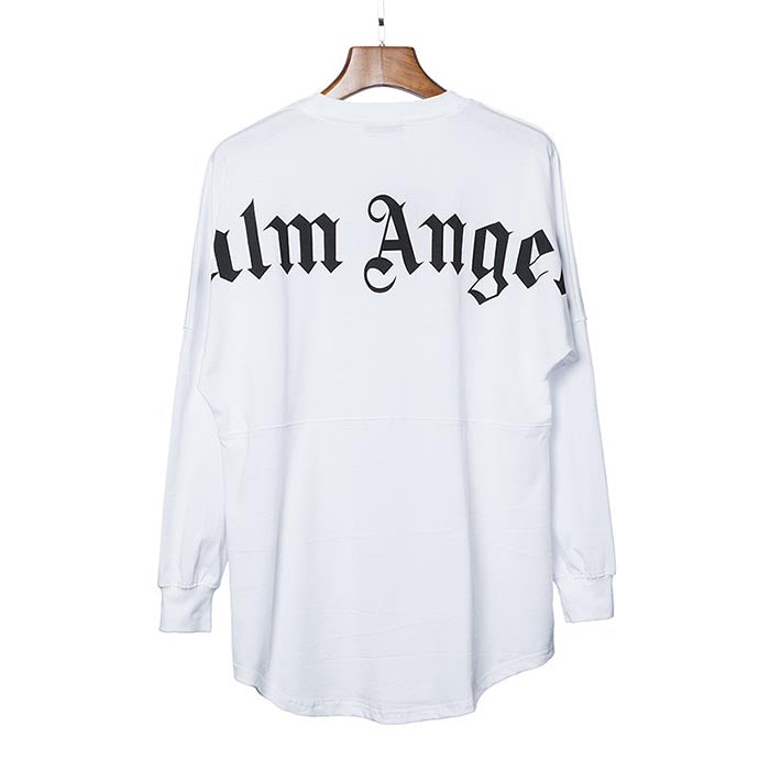 Palm Angels Gothic Back Logo Long Sleeve T-Shirt