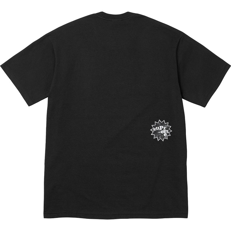 Supreme God Save Us Tee — Black / White