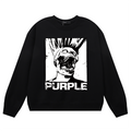 Purple Brand Logo Printed Sweatshirt