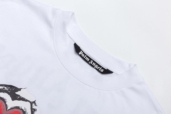 Palm Angels Sketch Bear Heart T-Shirt
