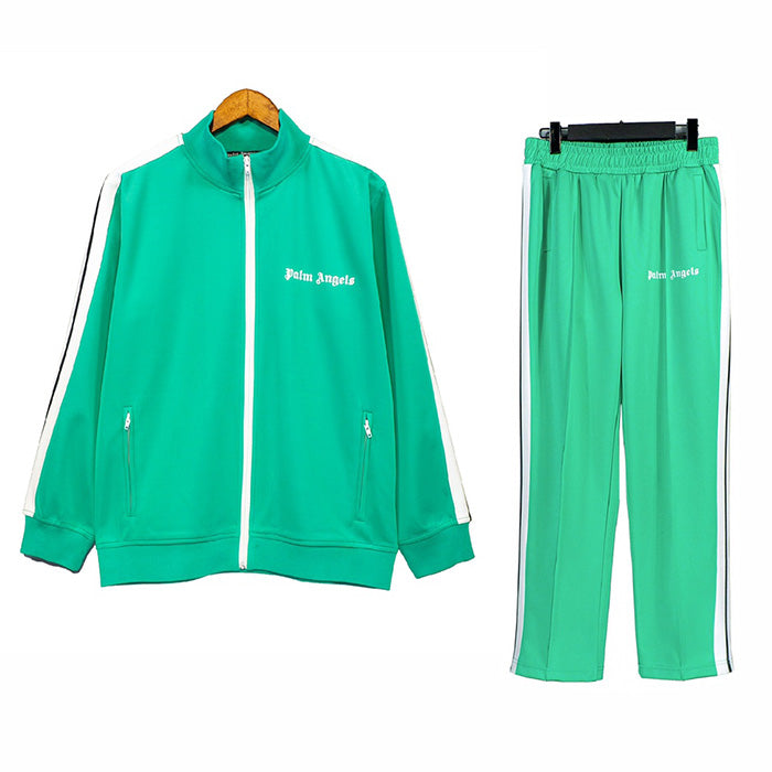 Palm Angels Green Tracksuit Set – Jacket, Pants & Suit