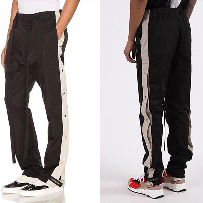 Fear Of God Essentials Side Snap Button Track Pants – Black