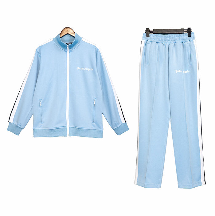 Palm Angels Blue Tracksuit Set – Jacket, Pants & Suit