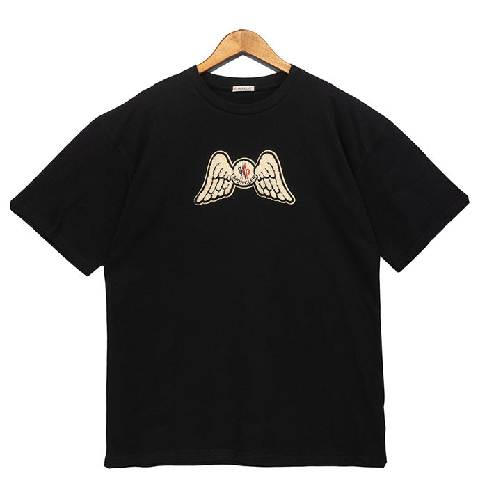 Palm Angels x Moncler Angel Wings Embroidered Patch Oversized T-Shirt