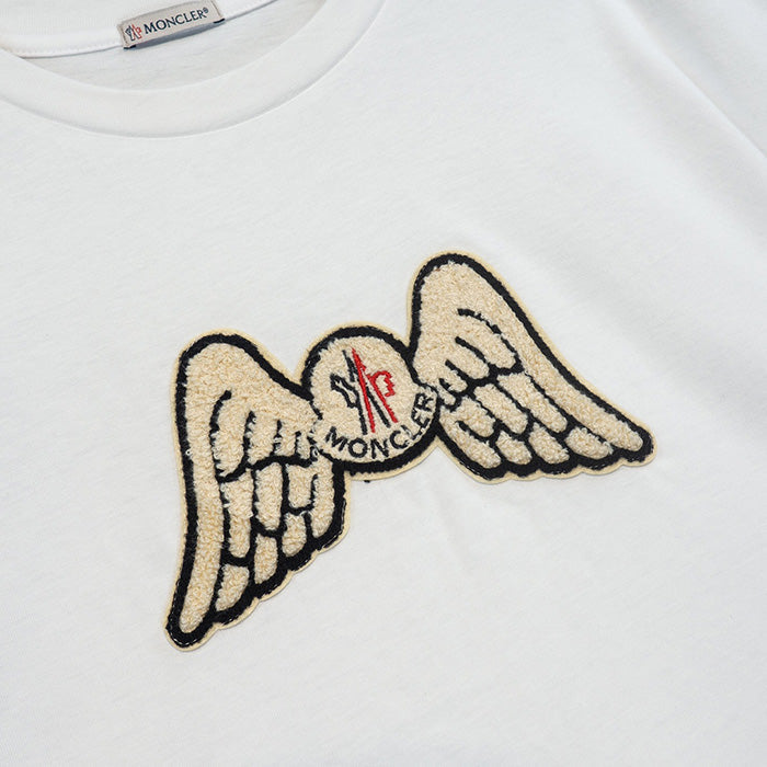 Palm Angels x Moncler Angel Wings Embroidered Patch Oversized T-Shirt