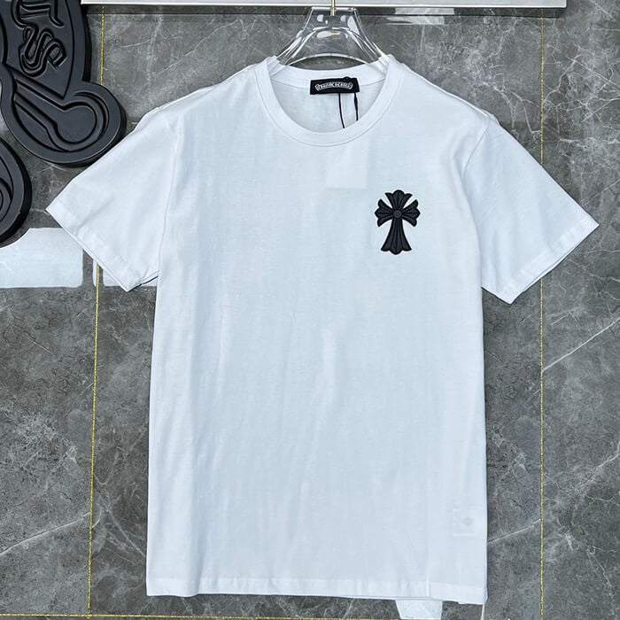 Chrome Hearts T-Shirt – Black & White (Loose Fit)