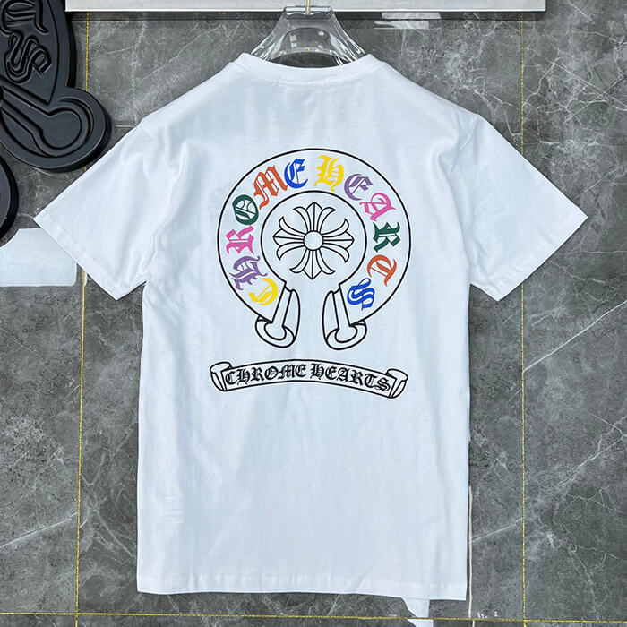 Chrome Hearts T-Shirt – Black & White (Loose Fit)