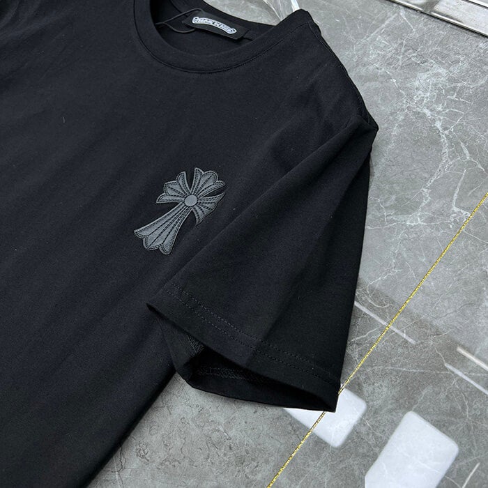 Chrome Hearts T-Shirt – Black & White (Loose Fit)