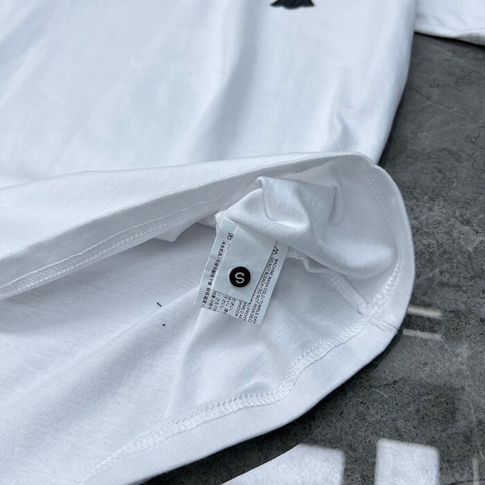 Chrome Hearts T-Shirt – Black & White (Loose Fit)