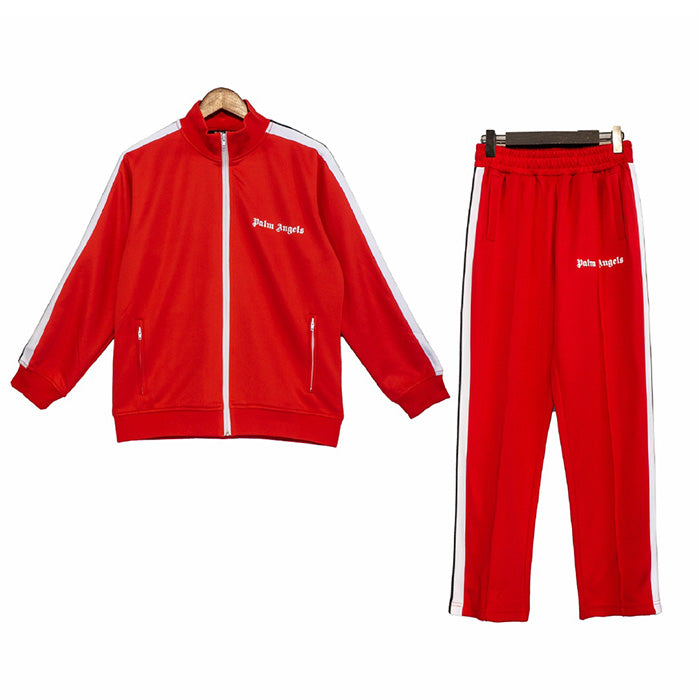 Palm Angels Suit – Red Long Sleeve Tailored Jacket & Trouser Set