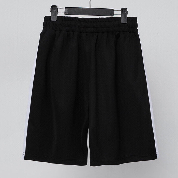Palm Angels Black Cotton Shorts