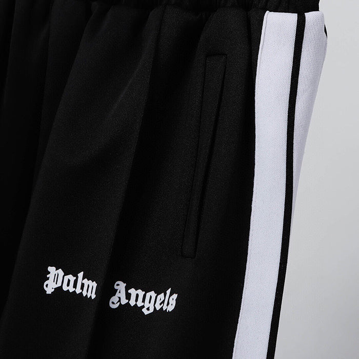 Palm Angels Black Cotton Shorts