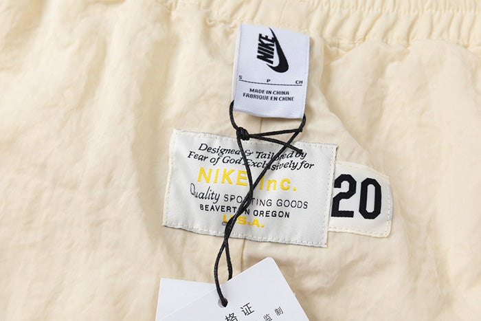 Fear of God x NBA x Air Shorts – Apricot / Black