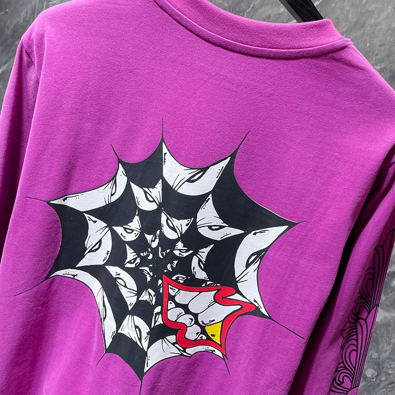 Chrome Hearts x Matty Boy Spider Web Long Sleeve Tee