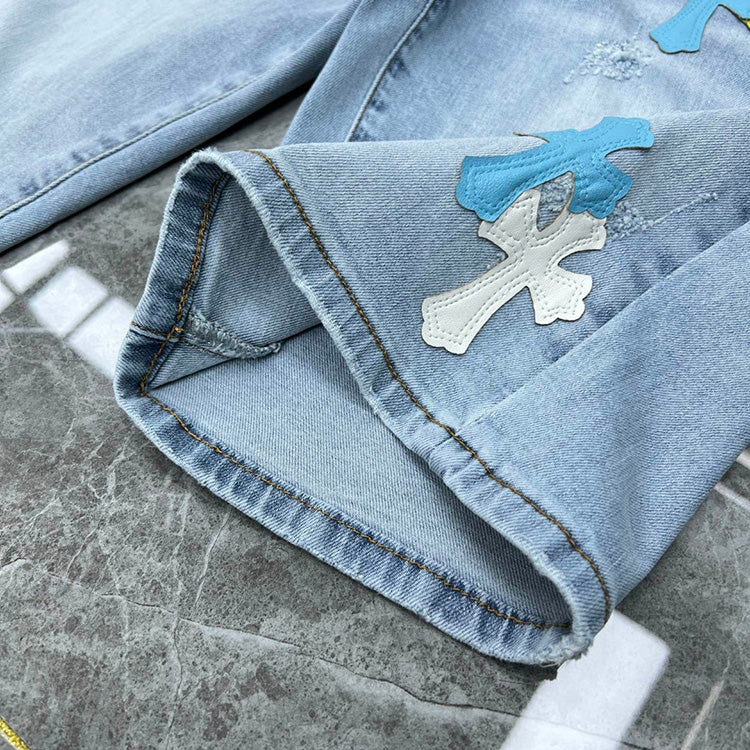 Chrome Hearts Denim Shorts