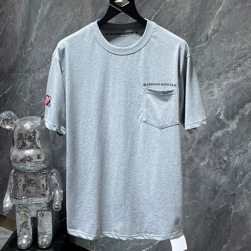 Chrome Hearts Matty Boy Brain Graffiti T-Shirt – Grey