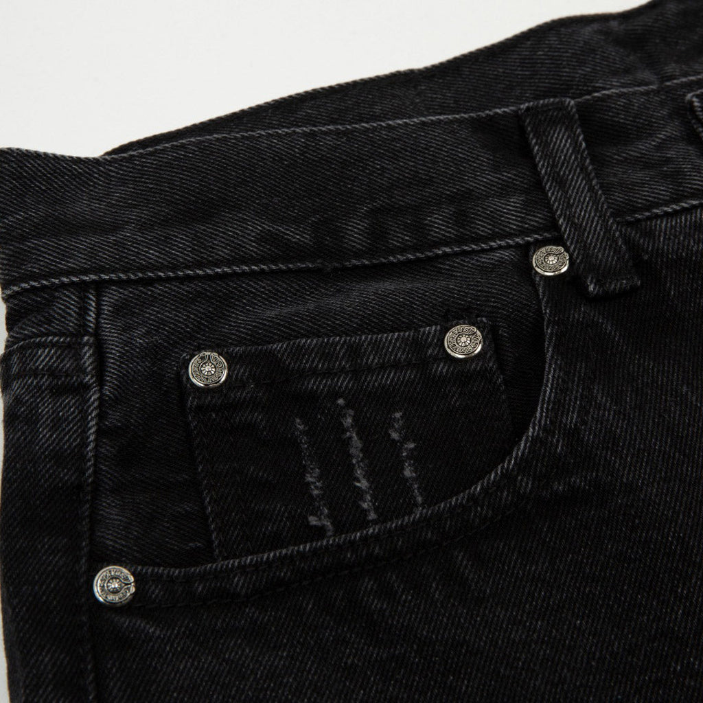 Chrome Hearts Patch Denim Shorts