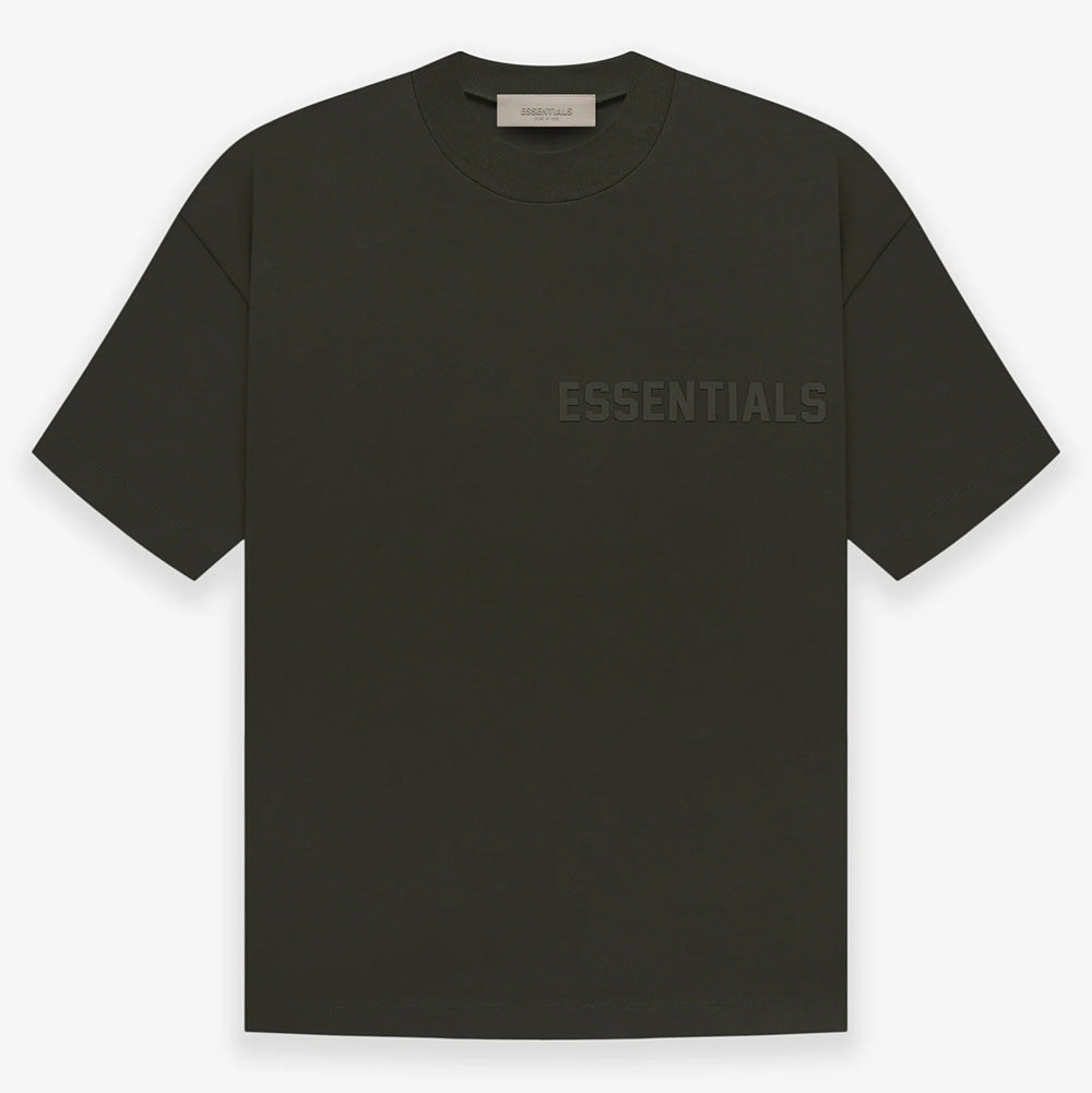 Fear of God ESSENTIALS Logo T-Shirt – Brown Black