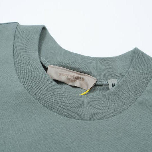 Fear of God ESSENTIALS Logo T-Shirt – Grey Blue