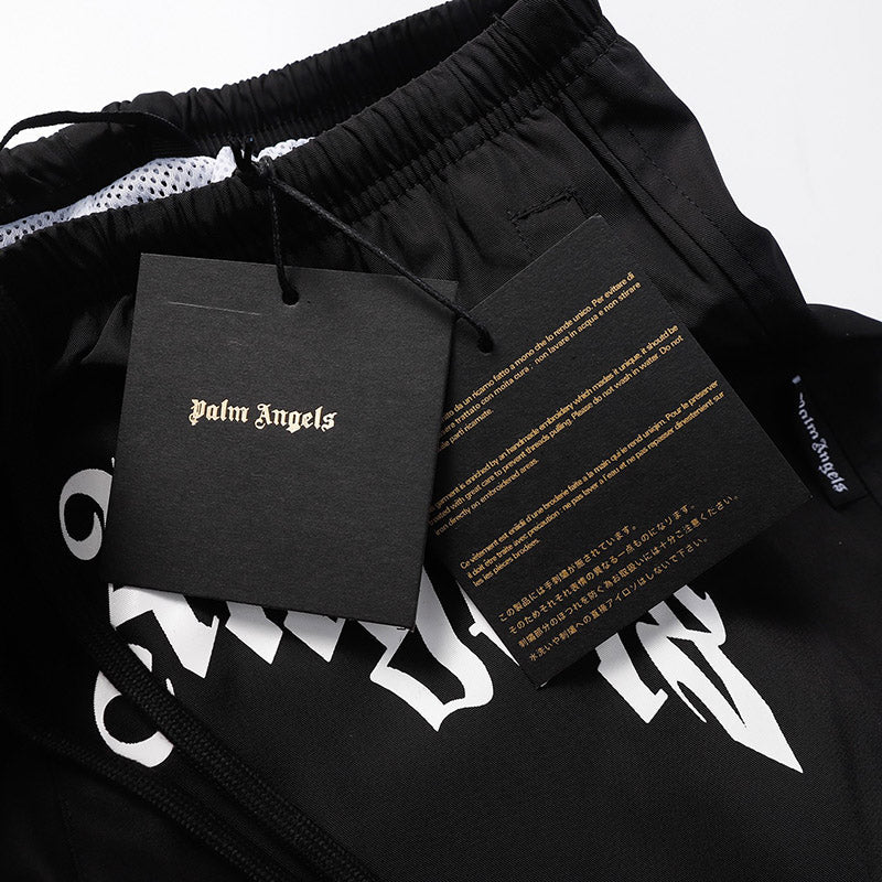 Palm Angels Casual Beach Shorts – Cotton Elastic Waist