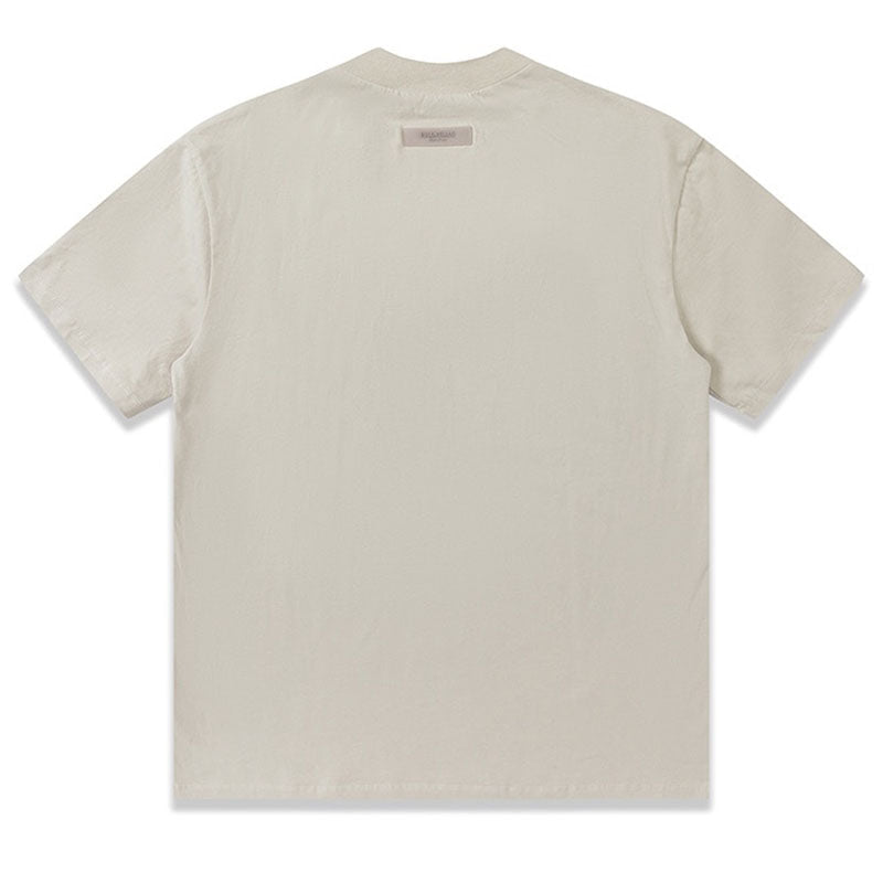 Fear of God Essentials 77 Digital Print T-Shirt – Apricot / Black