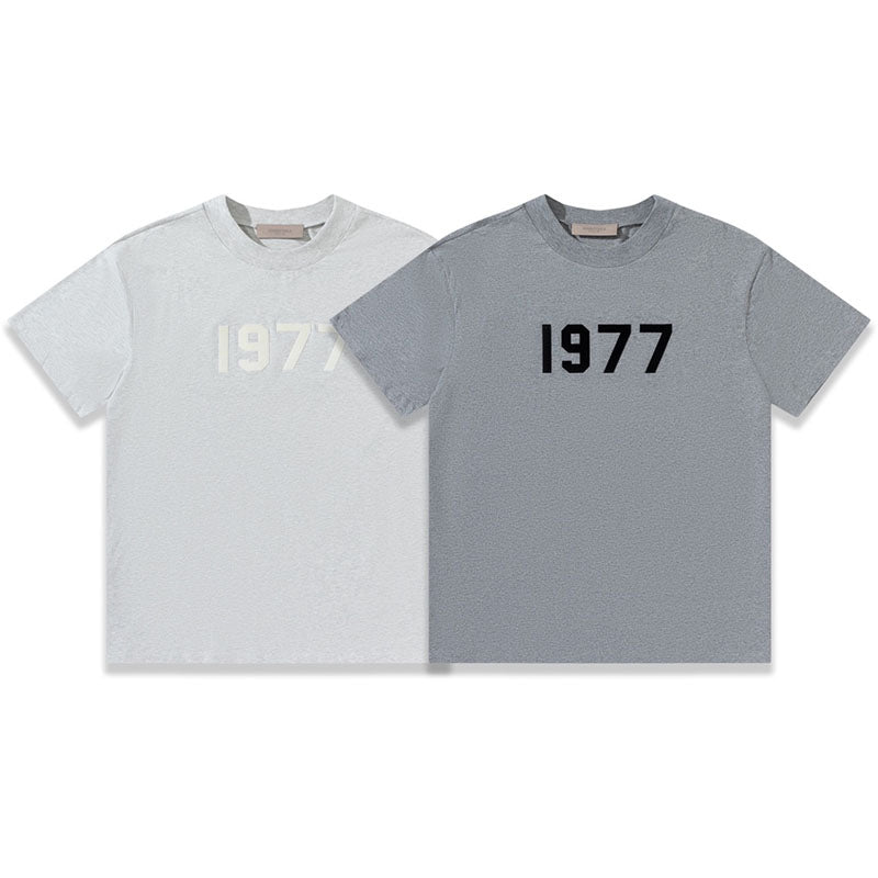 Fear of God 1977 Digital Print T-Shirt – Dark Gray / Light Gray