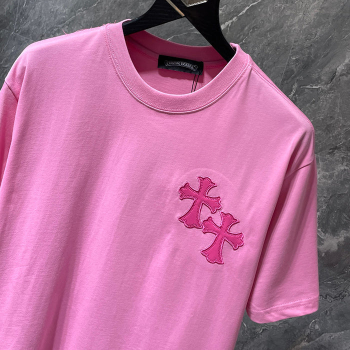 Chrome Hearts T-Shirt – Pink, Black & White