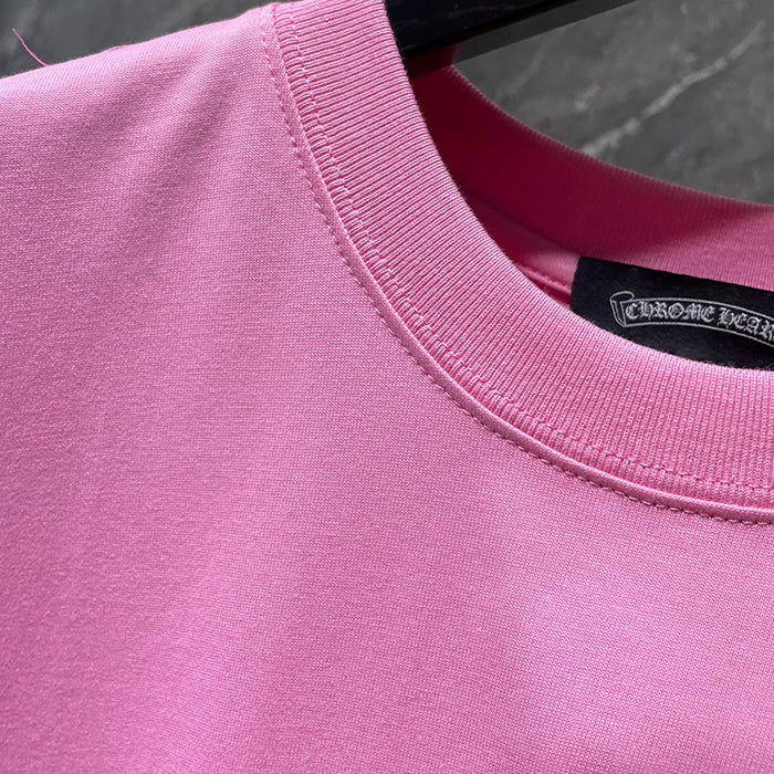 Chrome Hearts T-Shirt – Pink, Black & White