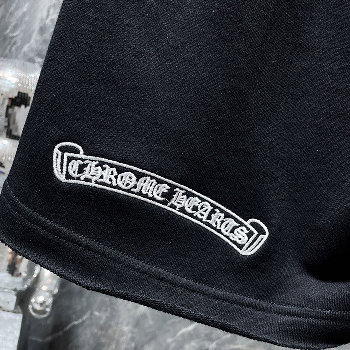 Chrome Hearts Cross Patch Cotton Shorts