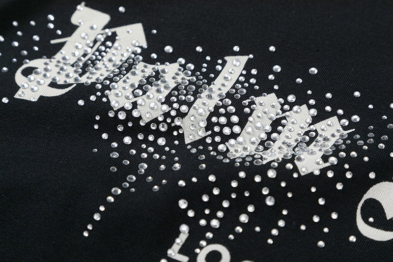 Palm Angels Los Angeles Crystal Logo T-Shirt