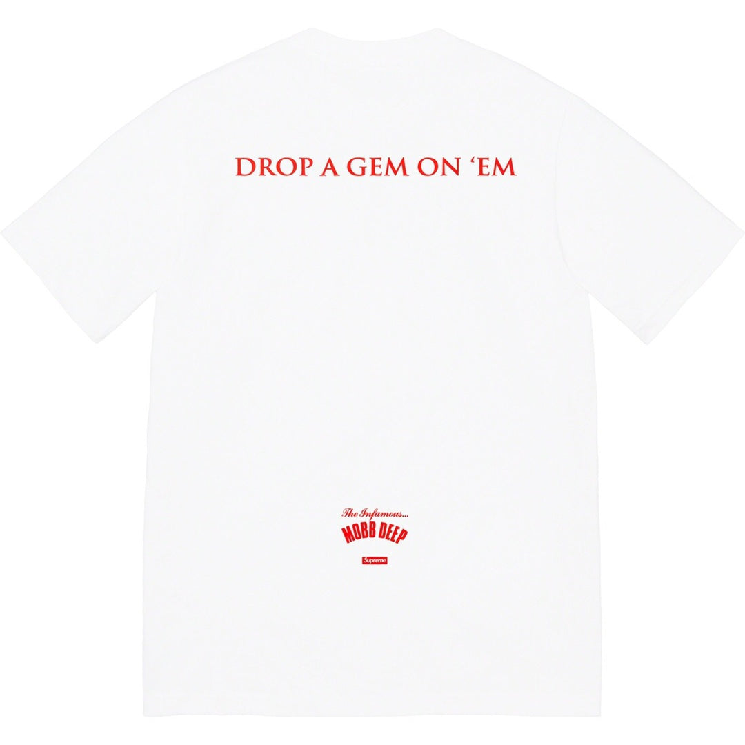 Supreme Mobb Deep Dragon T-Shirt — Black / White / Grey