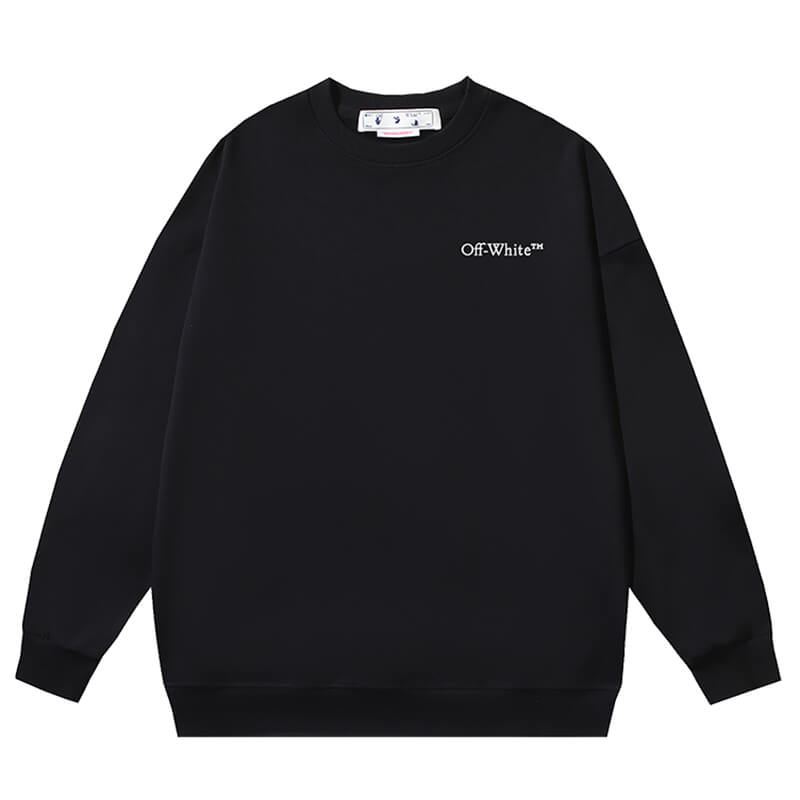Off-White Logo Print Arrow Crewneck Sweatshirt