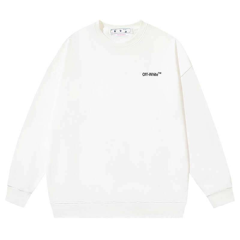 Off-White Earth Graphic Crewneck Sweatshirt