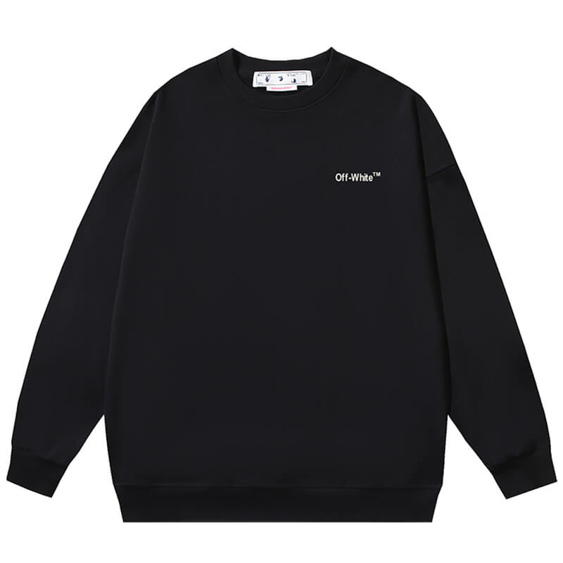 Off-White Earth Graphic Crewneck Sweatshirt