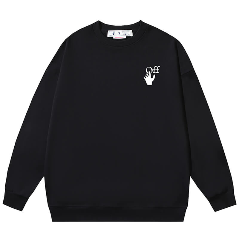 Off-White "Cute Here" Graphic Crewneck Sweatshirt