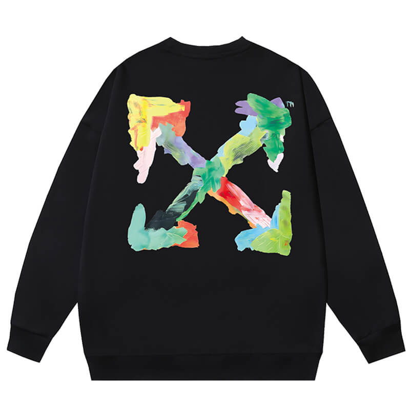 Off-White Brush Arrow Crewneck Sweatshirt