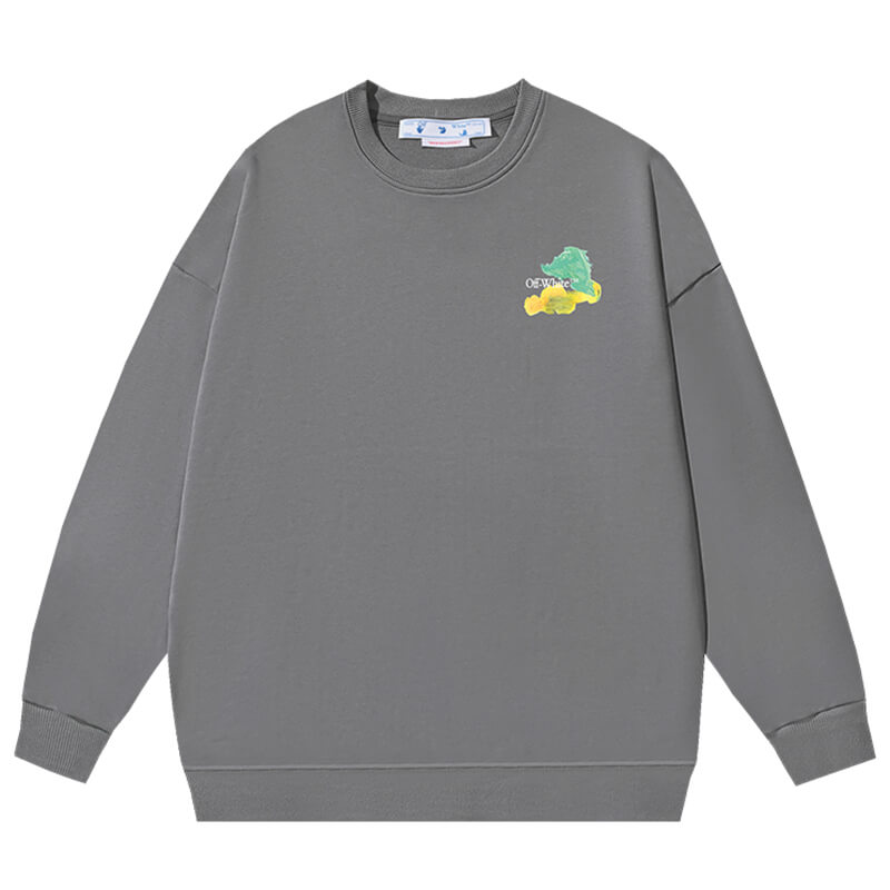 Off-White Brush Arrow Crewneck Sweatshirt