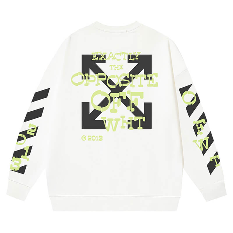 Off-White Opposite Arrows Boxy Crewneck Sweatshirt