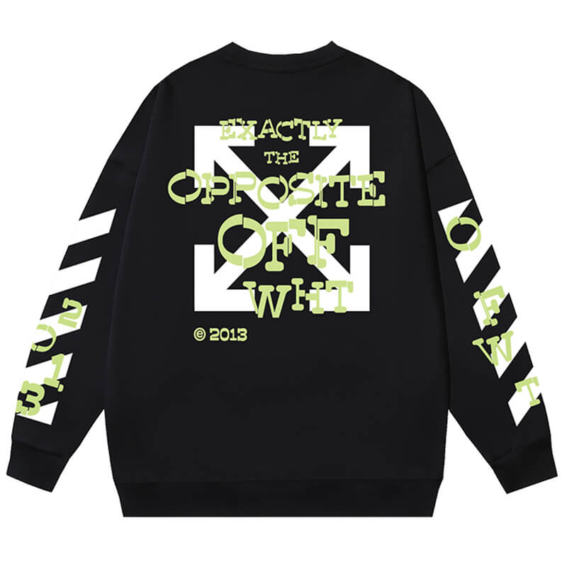 Off-White Opposite Arrows Boxy Crewneck Sweatshirt