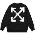 Off-White Paint Arrow Slim Fit Crewneck Sweatshirt