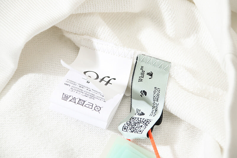 Off-White Paint Arrow Slim Fit Crewneck Sweatshirt
